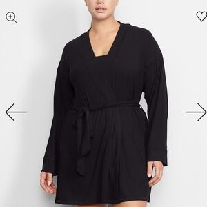 SKIMS Soft Lounge Robe Onyx